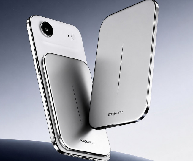 Тонкий павербанк BangK.zero Zero-Feel Magnetic Power Bank 3000mah